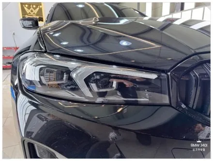 스모그 헤드라이트 PPF시공 하는이유, BMW 340I 라이트 필름 작업 / 부산 사상구