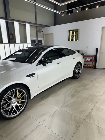 부산랩핑 AMG GT43 전체랩핑,전체 크롬죽이기  퀄리티 마감 랩핑 잘하는 곳 / 부산 사상구