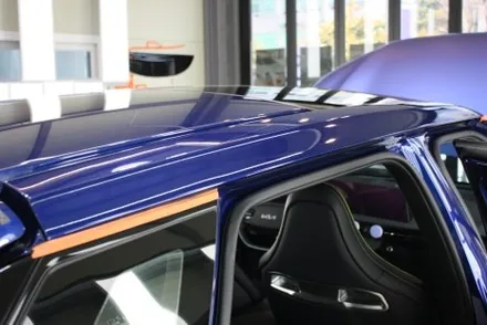 부산 랩핑 EV6 GT 전체 시공 무광 블루 매력적이네 / 부산 사상구