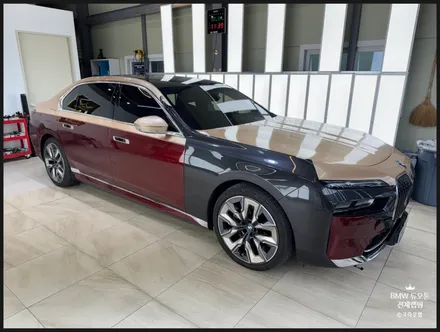 부산 사상 랩핑 PPF 전문 BMW I7 7시리즈 듀오톤 전체 제거 후 재시공 1편 / 부산 사상구