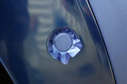 부산 랩핑 EV6 GT 전체 시공 무광 블루 매력적이네 / 부산 사상구