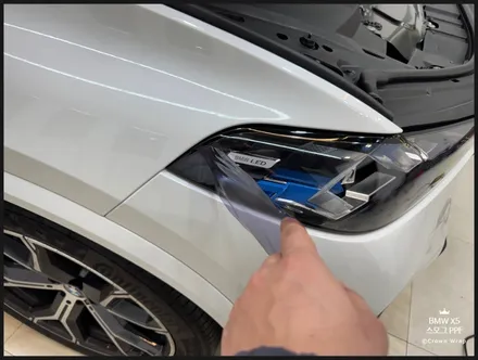 부산 BMW X5 PPF, 스모그 헤드라이트 필름으로 포스까지 챙긴 시공 후 / 부산 사상구