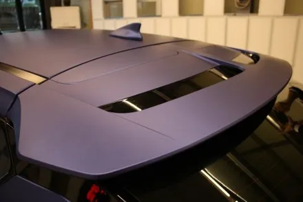 부산 랩핑 EV6 GT 전체 시공 무광 블루 매력적이네 / 부산 사상구