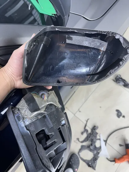 부산랩핑 머스탱 컨버터블 오래된 전체랩핑 제거 제거맛집 입니다!!! / 부산 사상구