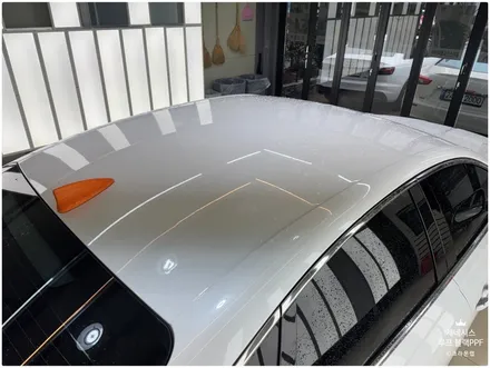 부산 PPF 전문 제네시스 G80 루프 블랙 PPF 시공 유리 같은 느낌 / 부산 사상구