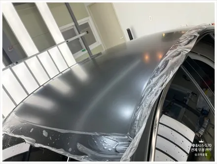 부산 사상 랩핑 PPF 전문 제네시스 G70 전체 무광 PPF 작업 대세는 무광 / 부산 사상구