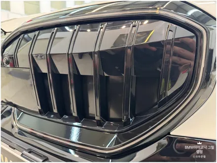 [부산랩핑]부산랩핑 전문점 BMW 5시리즈 아이코닉 그릴 랩핑 순정같은 느낌(키드니 그릴) / 부산 사상구