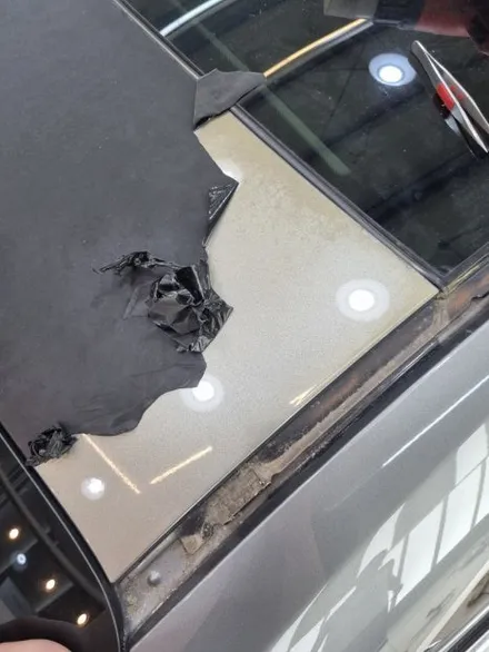 부산랩핑 벤츠S63 AMG 전체랩핑 제거! / 부산 사상구