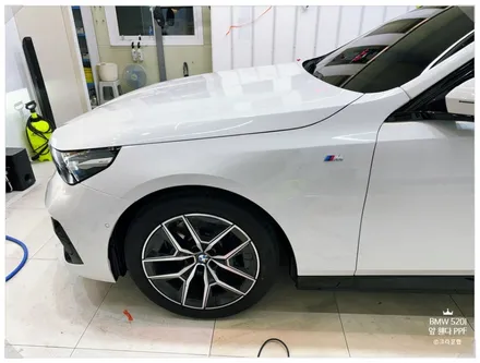 부산 사상 랩핑 PPF 전문 풀체인지 BMW 520I G60 앞 휀다 PPF 작업 후기 및 가격 / 부산 사상구