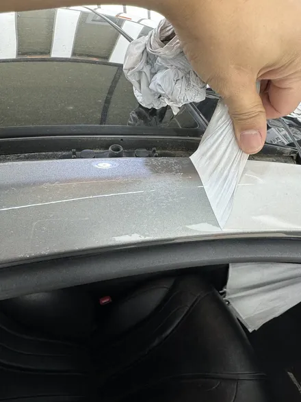 부산랩핑 벤츠S63 AMG 전체랩핑 제거! / 부산 사상구