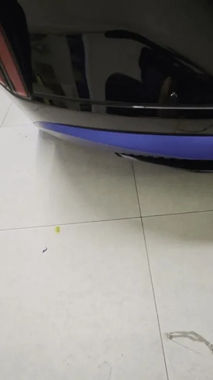 부산 랩핑 EV6 GT 전체 시공 무광 블루 매력적이네 / 부산 사상구