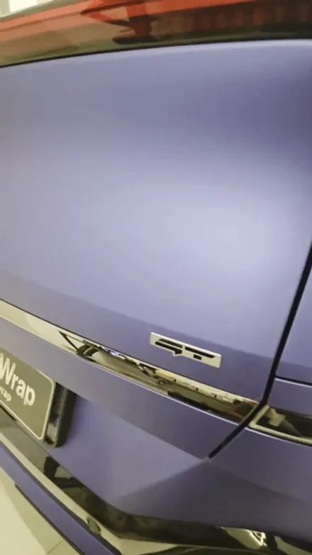 부산 랩핑 EV6 GT 전체 시공 무광 블루 매력적이네 / 부산 사상구