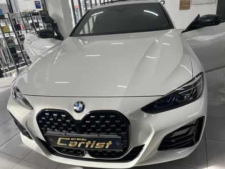 기장 루프스킨 부산 정관 일광 BMW430i 에이버리 유광블랙 루프스킨 랩핑 / 부산 기장군