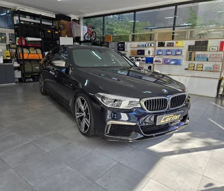 BMW 550D 프론트 범퍼 PPF 시공 / 부산 기장군