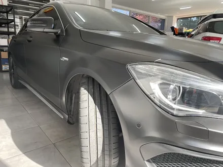 부산 전체랩핑 벤츠 CLA45AMG 에이버리 사틴블랙 랩핑 / 부산 기장군