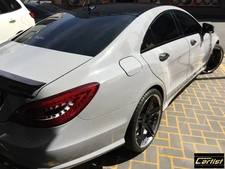 부산 울산 양산 카티스트 벤츠 CLS63AMG - 3M 쿨그레이 전체 랩핑 부분 리얼카본 랩핑 / 부산 기장군