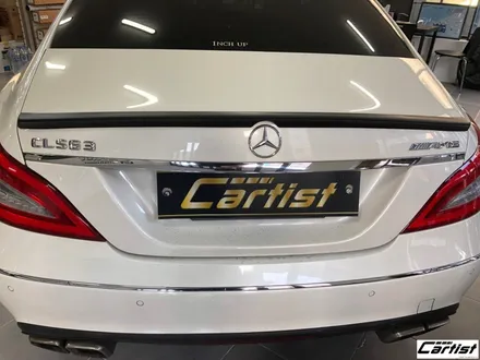 부산 기장 정관 카티스트 벤츠 CLS63AMG - 클리프 디자인 카본 부분 랩핑 사이드미러 스포일러 / 부산 기장군