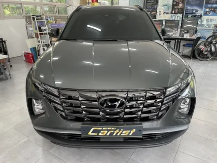 부산 신차패키지 정관 기장 현대 NX4 투싼 레이노썬팅 파인뷰LX5000 블랙박스 유리막코팅 신차검수 / 부산 기장군