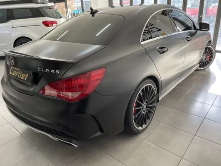 부산 전체랩핑 벤츠 CLA45AMG 에이버리 사틴블랙 랩핑 / 부산 기장군