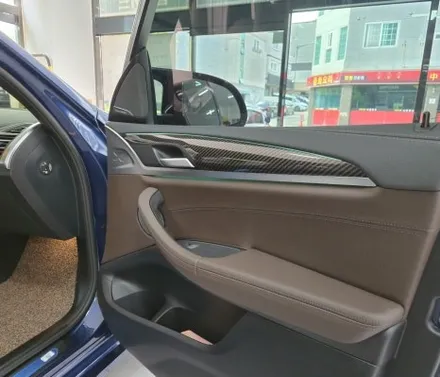 bmw x3  실내. 사이드미러 3m 카본유광랩핑 / 부산 기장군