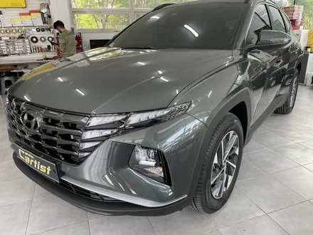 부산 신차패키지 정관 기장 현대 NX4 투싼 레이노썬팅 파인뷰LX5000 블랙박스 유리막코팅 신차검수 / 부산 기장군