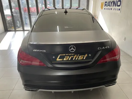 부산 전체랩핑 벤츠 CLA45AMG 에이버리 사틴블랙 랩핑 / 부산 기장군