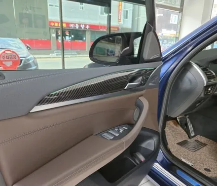 bmw x3  실내. 사이드미러 3m 카본유광랩핑 / 부산 기장군