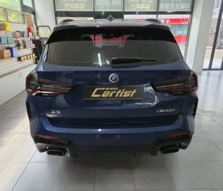 bmw x3  실내. 사이드미러 3m 카본유광랩핑 / 부산 기장군