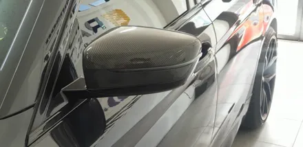 BMW 528i 부분 유광카본 랩핑 쏘트카본랩핑 부산카본랩핑 / 부산 기장군