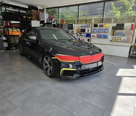 BMW 550D 프론트 범퍼 PPF 시공 / 부산 기장군