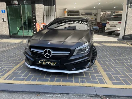 부산 전체랩핑 벤츠 CLA45AMG 에이버리 사틴블랙 랩핑 / 부산 기장군
