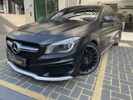 부산 전체랩핑 벤츠 CLA45AMG 에이버리 사틴블랙 랩핑 / 부산 기장군