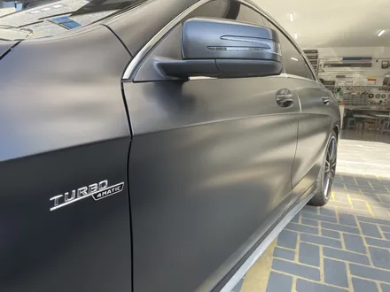 부산 전체랩핑 벤츠 CLA45AMG 에이버리 사틴블랙 랩핑 / 부산 기장군