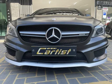 부산 전체랩핑 벤츠 CLA45AMG 에이버리 사틴블랙 랩핑 / 부산 기장군