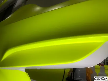 부산 울산 양산 정관 카티스트 BMW M4컨버터블 - 전체랩핑 3M 네온옐로우 형광랩핑 / 부산 기장군