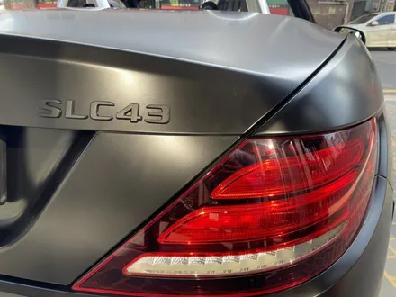 부산 랩핑 기장 정관 일광 벤츠 SLC43 에이버리 사틴블랙 전체랩핑 / 부산 기장군