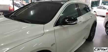부산 울산 양산 정관 카티스트 인피니티 Q30S - 클리프디자인 카본 필름 랩핑 부분시공 / 부산 기장군