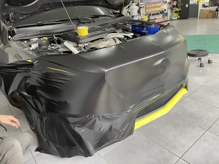 부산 전체랩핑 벤츠 CLA45AMG 에이버리 사틴블랙 랩핑 / 부산 기장군