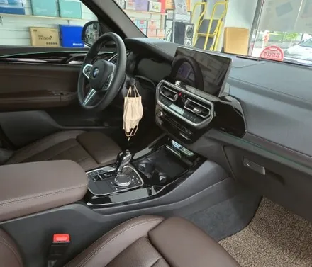 bmw x3  실내. 사이드미러 3m 카본유광랩핑 / 부산 기장군