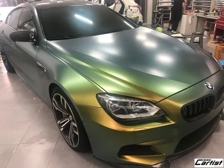 부산 기장 정관 카티스트 BMW M6 - 에이버리 전체랩핑 사틴프레시스프링(카멜레온) 부분 클리프디자인 카본랩핑 천장PPF / 부산 기장군