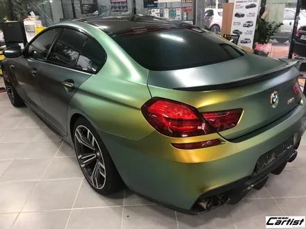 부산 기장 정관 카티스트 BMW M6 - 에이버리 전체랩핑 사틴프레시스프링(카멜레온) 부분 클리프디자인 카본랩핑 천장PPF / 부산 기장군