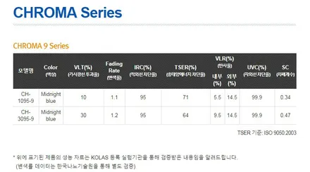 부산 기장 정관 카티스트 - 레이노 크로마 R9 반사필름 전면 30% 측후면 10% / 부산 기장군