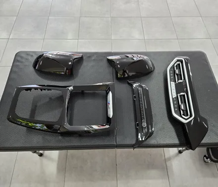 bmw x3  실내. 사이드미러 3m 카본유광랩핑 / 부산 기장군