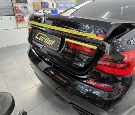 BMW 740D 생활보호 PPF. 부분랩핑 시공 / 부산 기장군