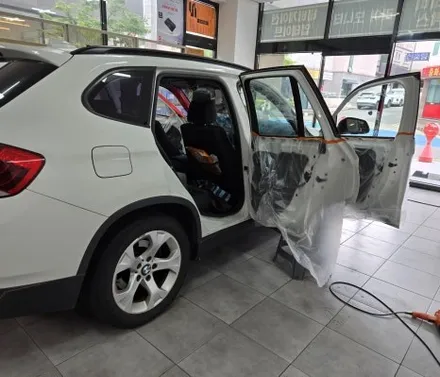 bmw x1 레이노 F95 썬팅 / 부산 기장군