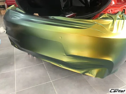 부산 기장 정관 카티스트 BMW M6 - 에이버리 전체랩핑 사틴프레시스프링(카멜레온) 부분 클리프디자인 카본랩핑 천장PPF / 부산 기장군