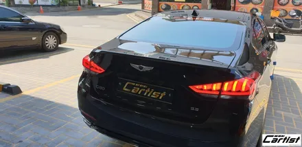 부산 울산 양산 카티스트 신차 제네시스 G80 - 신차검수 레이노 크로마 R9 썬팅 반사 썬팅 / 부산 기장군