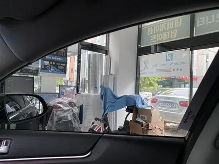 부산 기아 K7 레이노 S9 썬팅 재시공 / 부산 기장군