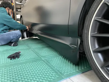 부산 전체랩핑 벤츠 CLA45AMG 에이버리 사틴블랙 랩핑 / 부산 기장군
