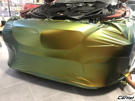 부산 기장 정관 카티스트 BMW M6 - 에이버리 전체랩핑 사틴프레시스프링(카멜레온) 부분 클리프디자인 카본랩핑 천장PPF / 부산 기장군
